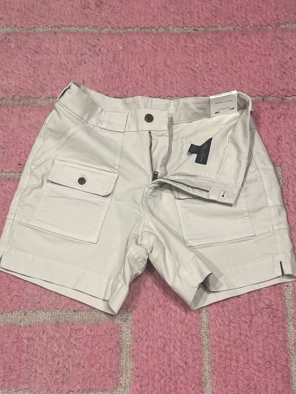Brooks Brothers Light Gray Cargo Shorts